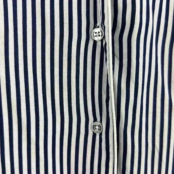 Splendid Women’s Blue & White Striped Short Sleeve Pajama Style Top Size L NWT - Picture 4 of 9